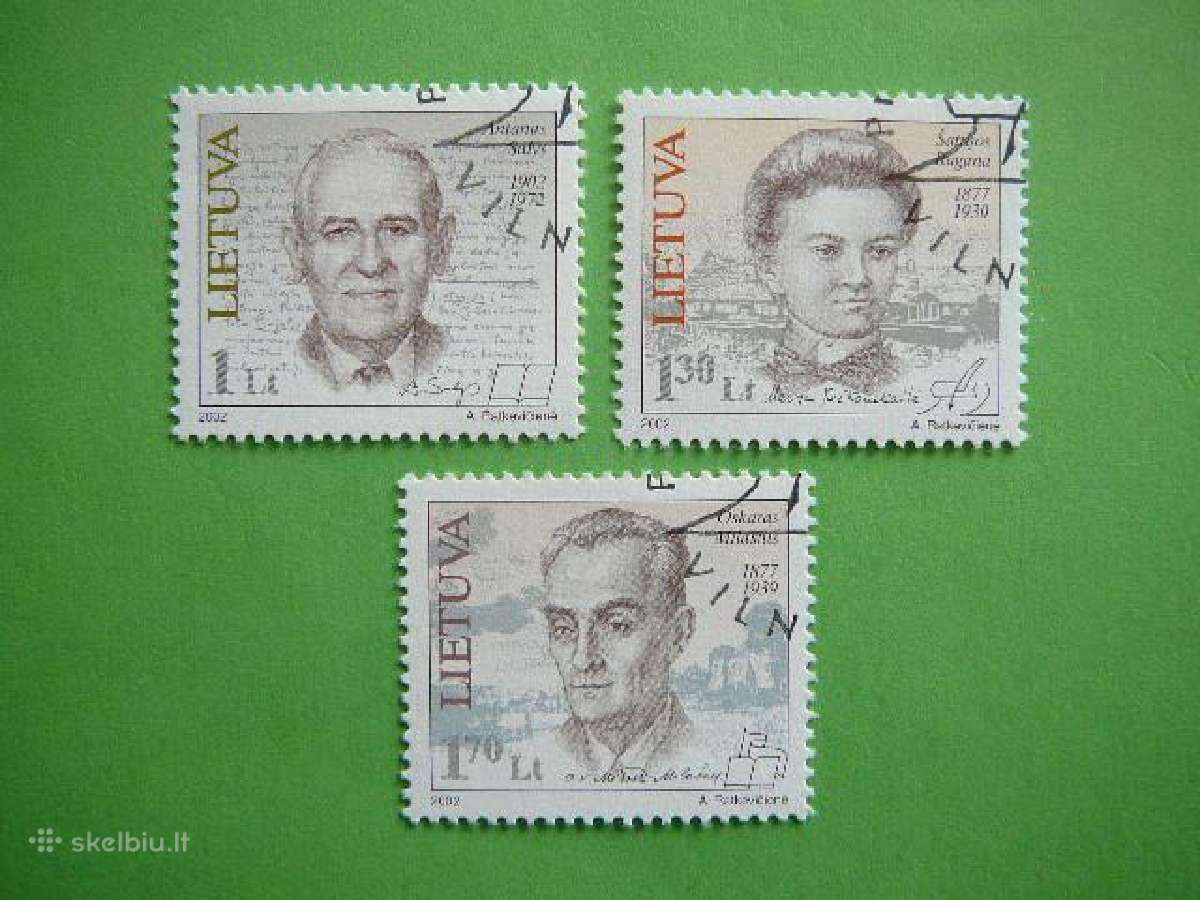 Lietuva 2002 Izymus zmones antsp. lit783/5a