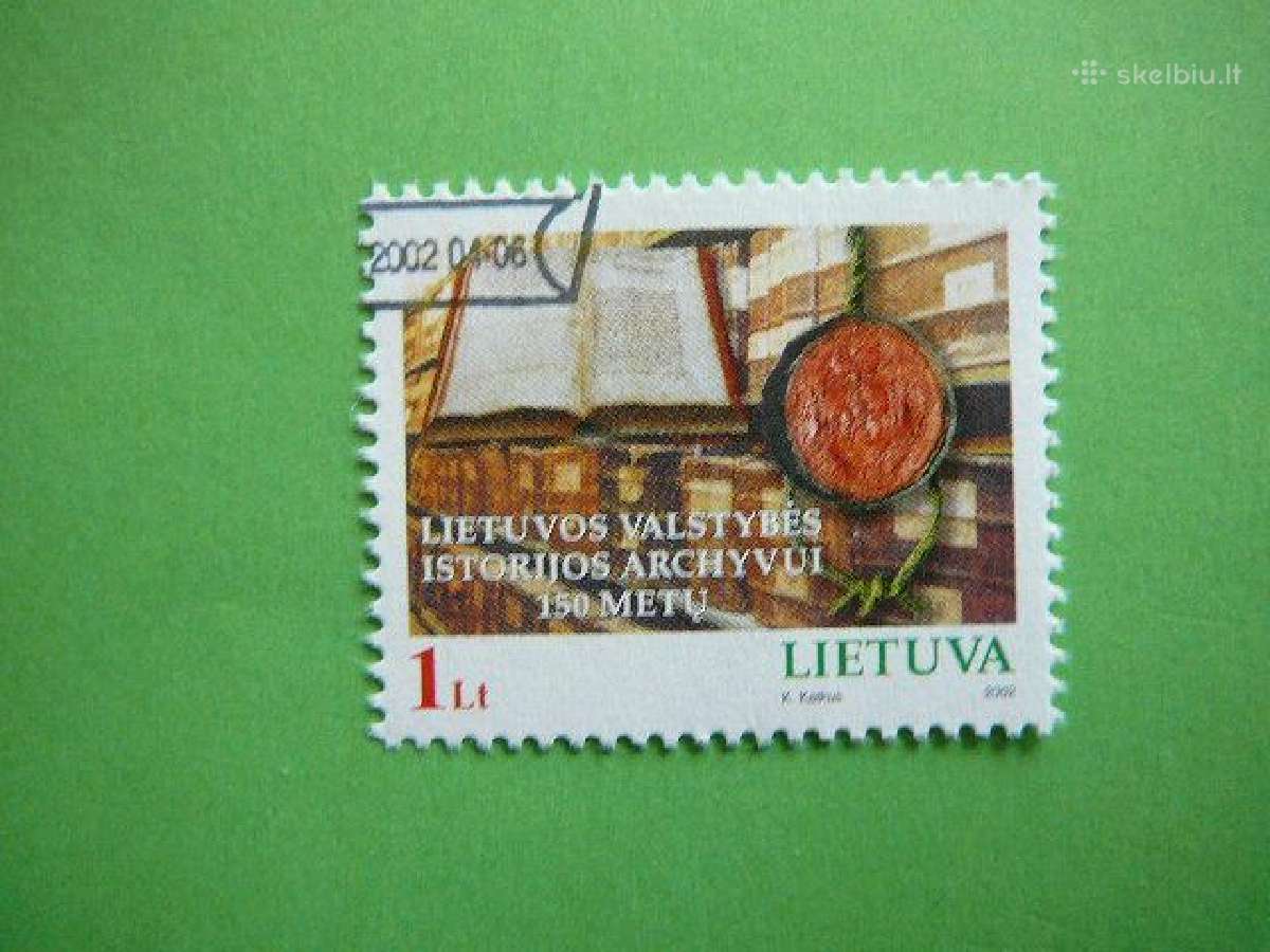 Lietuva 2002 Archyvas antsp. lit789a
