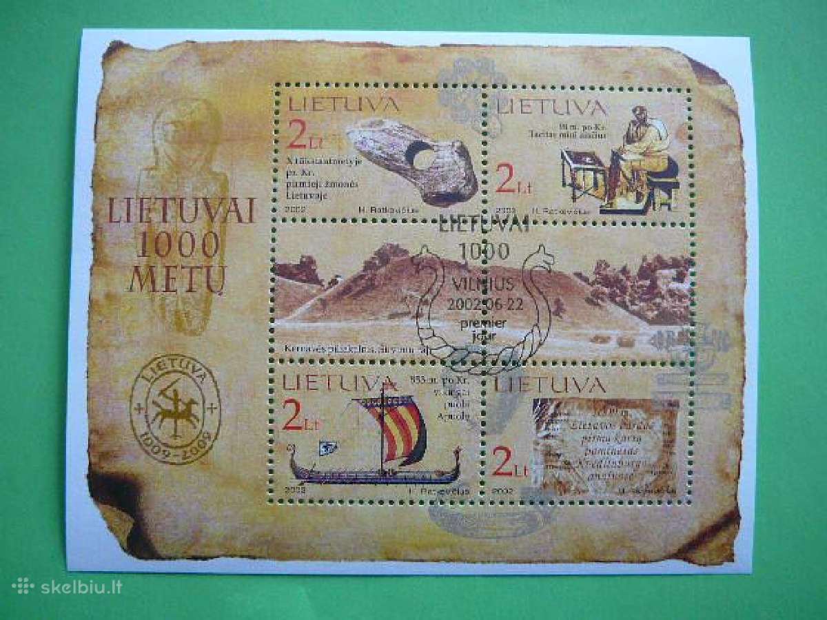 Lietuva 2002 Tukstantmetis antsp. lit796a
