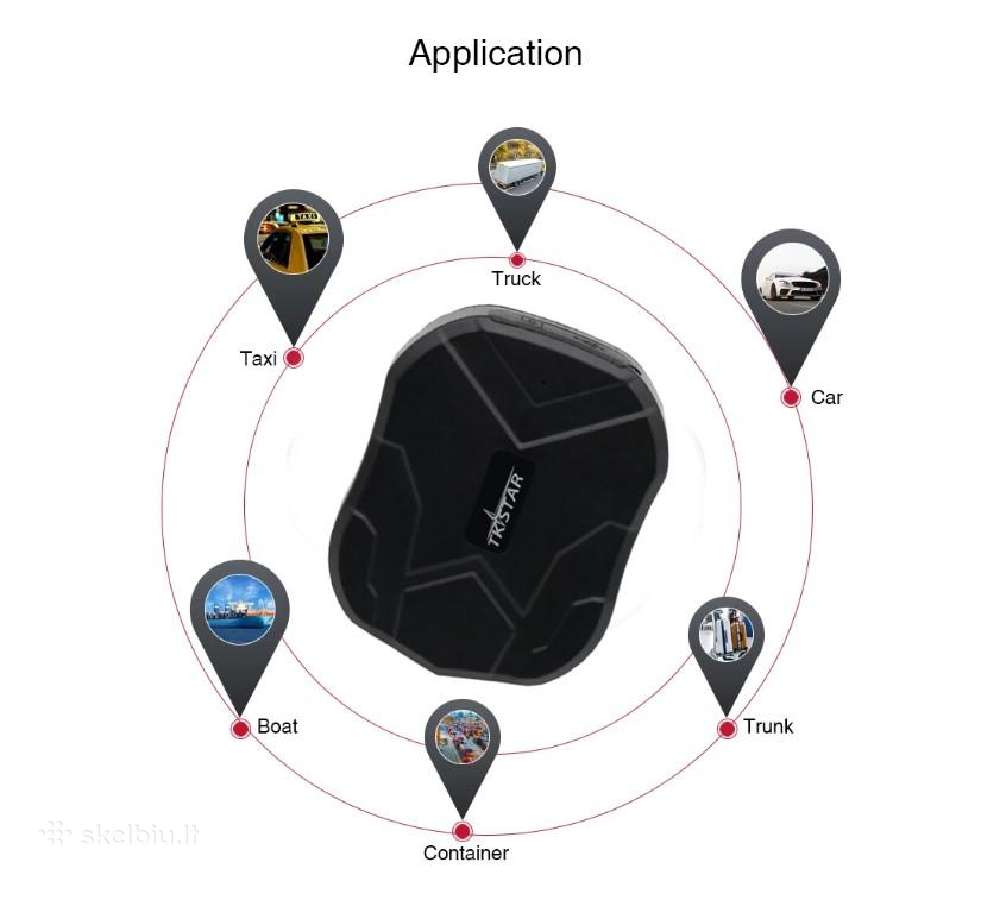 GPS sekiklis su magnetu ir baterija iki 90 d. - nuotraukos Nr. 6