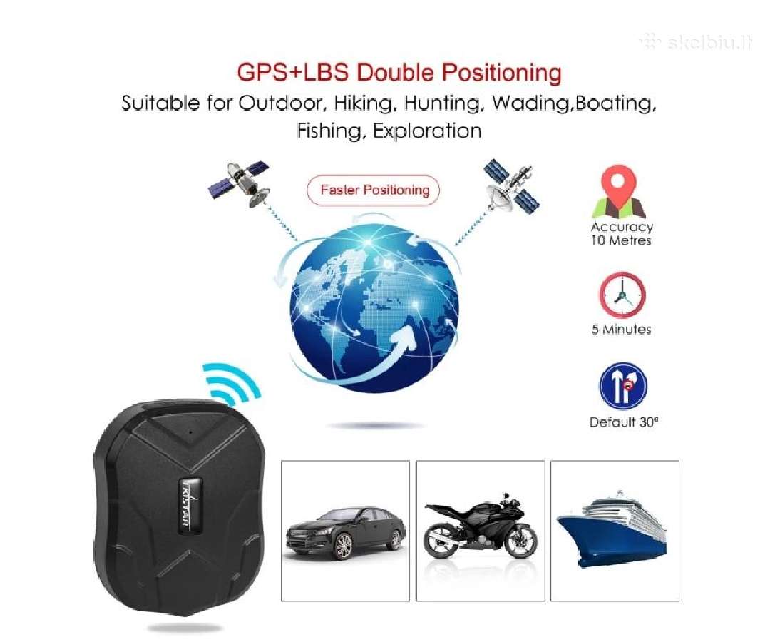 GPS seklys Tkstar Tk905 ilgo budėjimo - nuotraukos Nr. 3