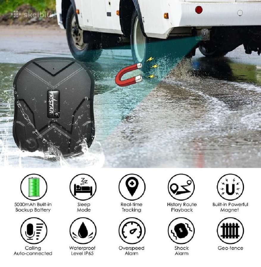 GPS seklys Tkstar Tk905 ilgo budėjimo - nuotraukos Nr. 4