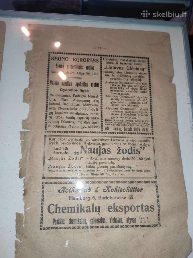 Reklamos iš tarpukario laikraščių remelyje - nuotraukos Nr. 4