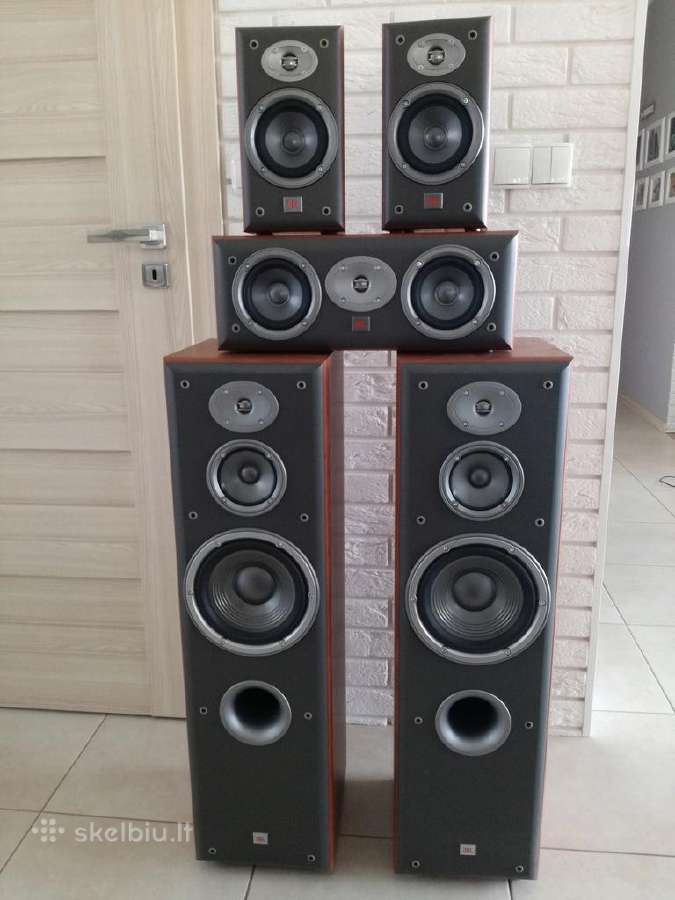 Jbl E60 / E20 / Ec25 komplektas ir Yamaha resiver