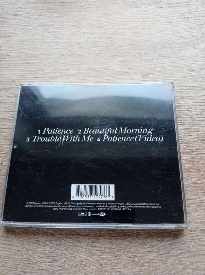 CD plokštelė "Take That" "Patience" - nuotraukos Nr. 6