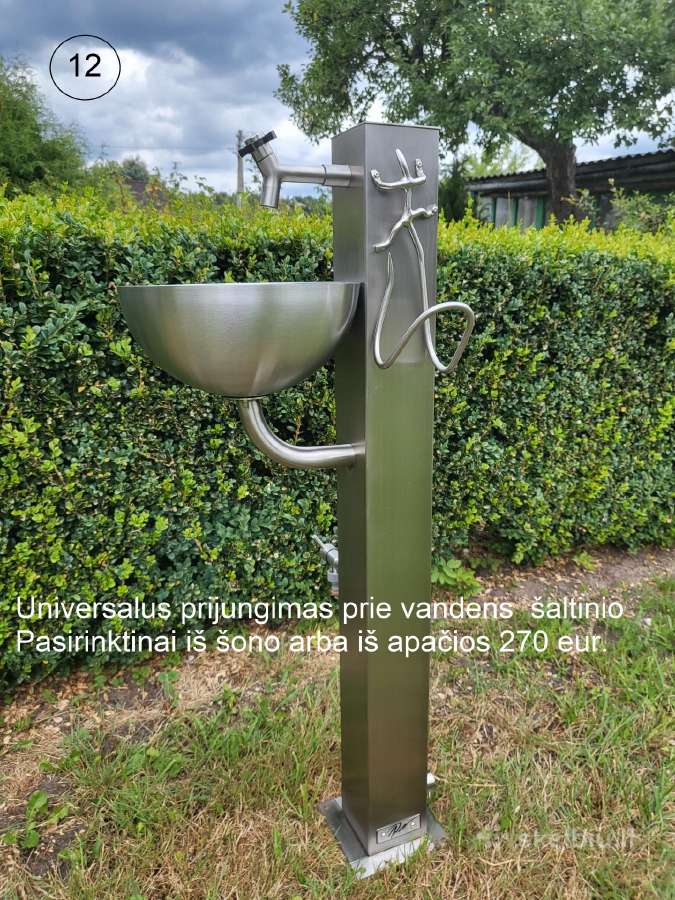 Vandens kolonėlė - Lauko plautuvė - nuotraukos Nr. 12