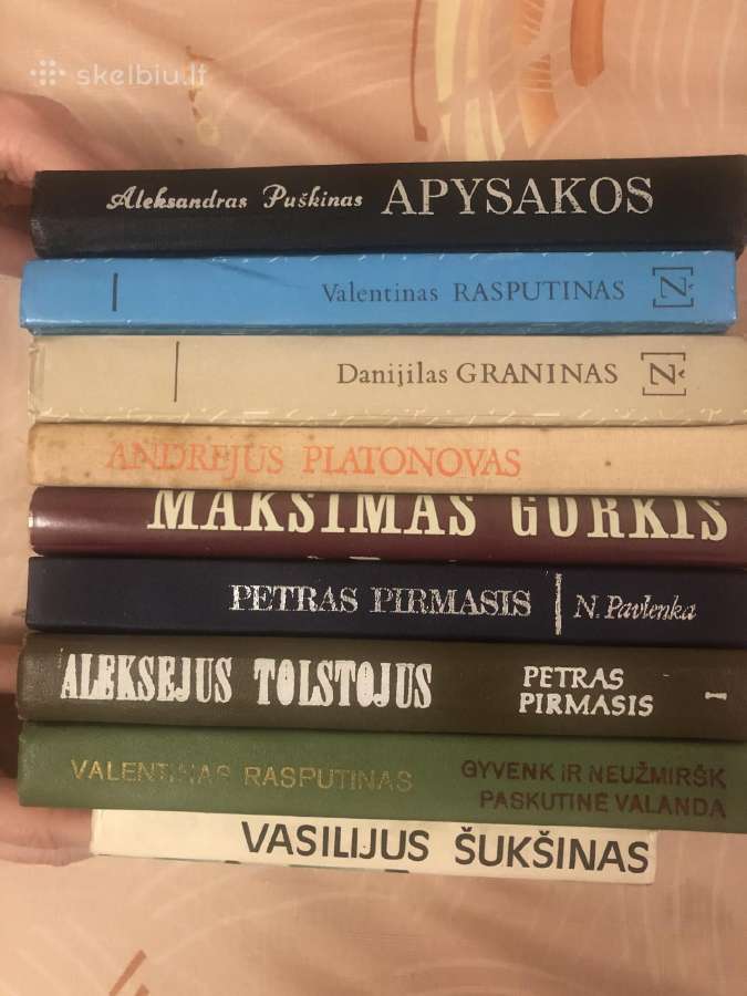 Rusu autoriu knygos 9 vnt - nuotraukos Nr. 2
