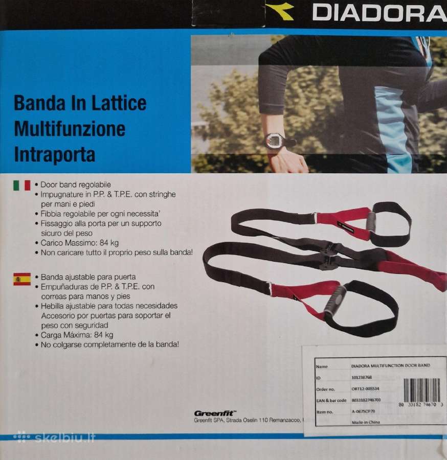 Diadora mankštos diržai. - nuotraukos Nr. 2
