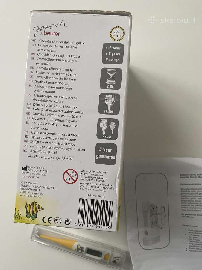 Beurer x Janosch elektrinis dantų šepetėlis+dovana - nuotraukos Nr. 10