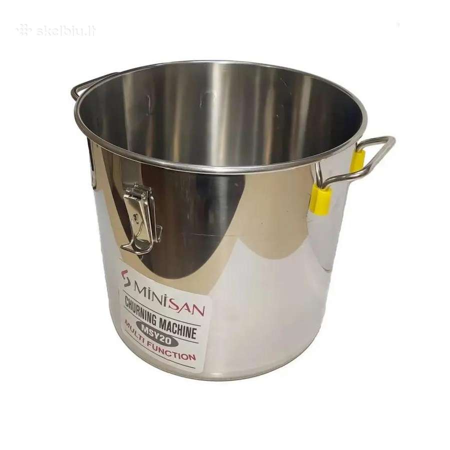 Sviestamuše-maišytuvas iš nerūdijančio plieno 20 l - nuotraukos Nr. 3