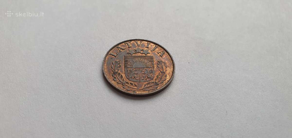 1939 2 santimai Unc - nuotraukos Nr. 4