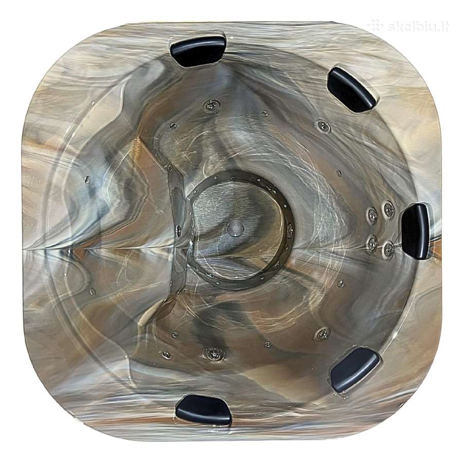 "Marble" akrilinis kubilas, integruota krosnelė - nuotraukos Nr. 18