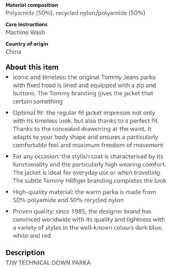 Parduodama Tommy jeans striukė - nuotraukos Nr. 6