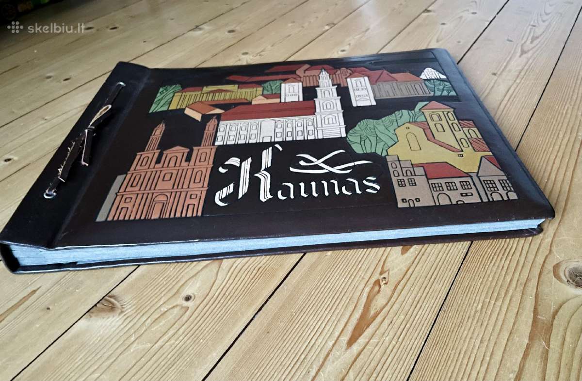 Senas didelis odinis albumas - nuotraukos Nr. 5