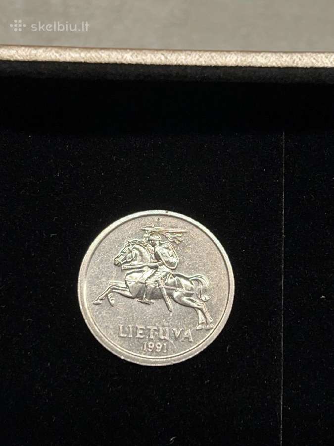 2 litai - moneta 1991 leidimo . Uct - nuotraukos Nr. 2