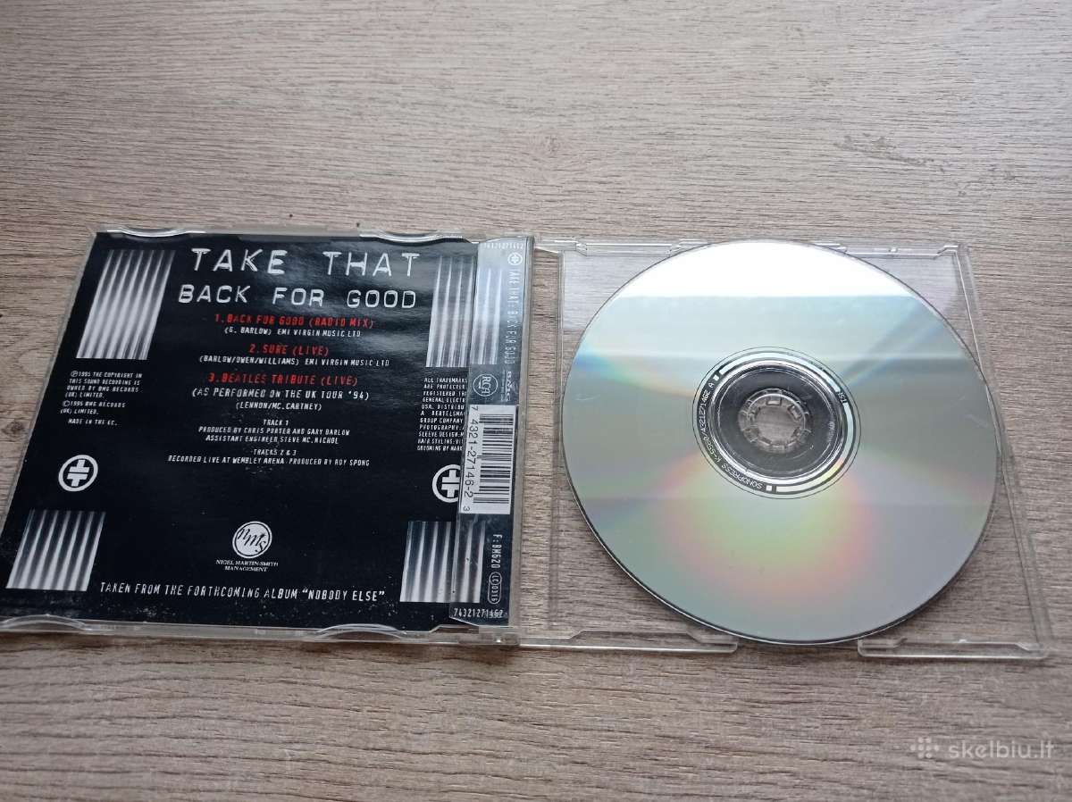CD plokštelė "Take That" "Back for good" - nuotraukos Nr. 8