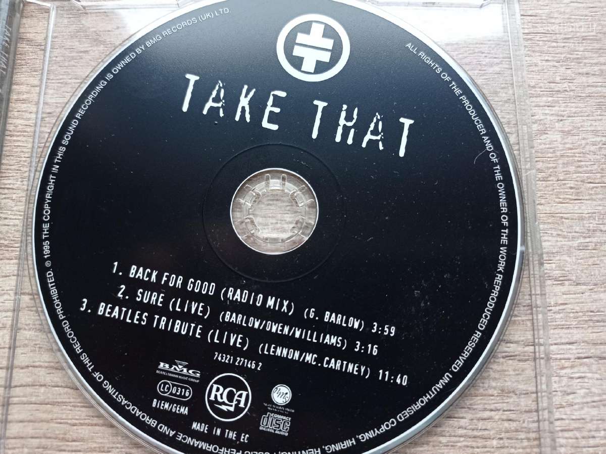 CD plokštelė "Take That" "Back for good" - nuotraukos Nr. 9