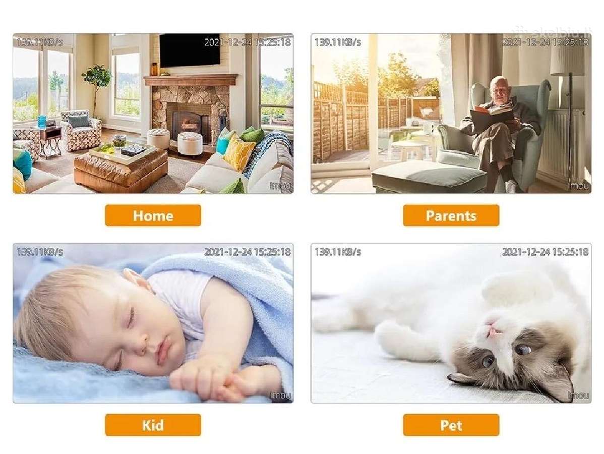 Naujos išmaniosios lauko ir namų kameros Sim/WiFi - nuotraukos Nr. 18