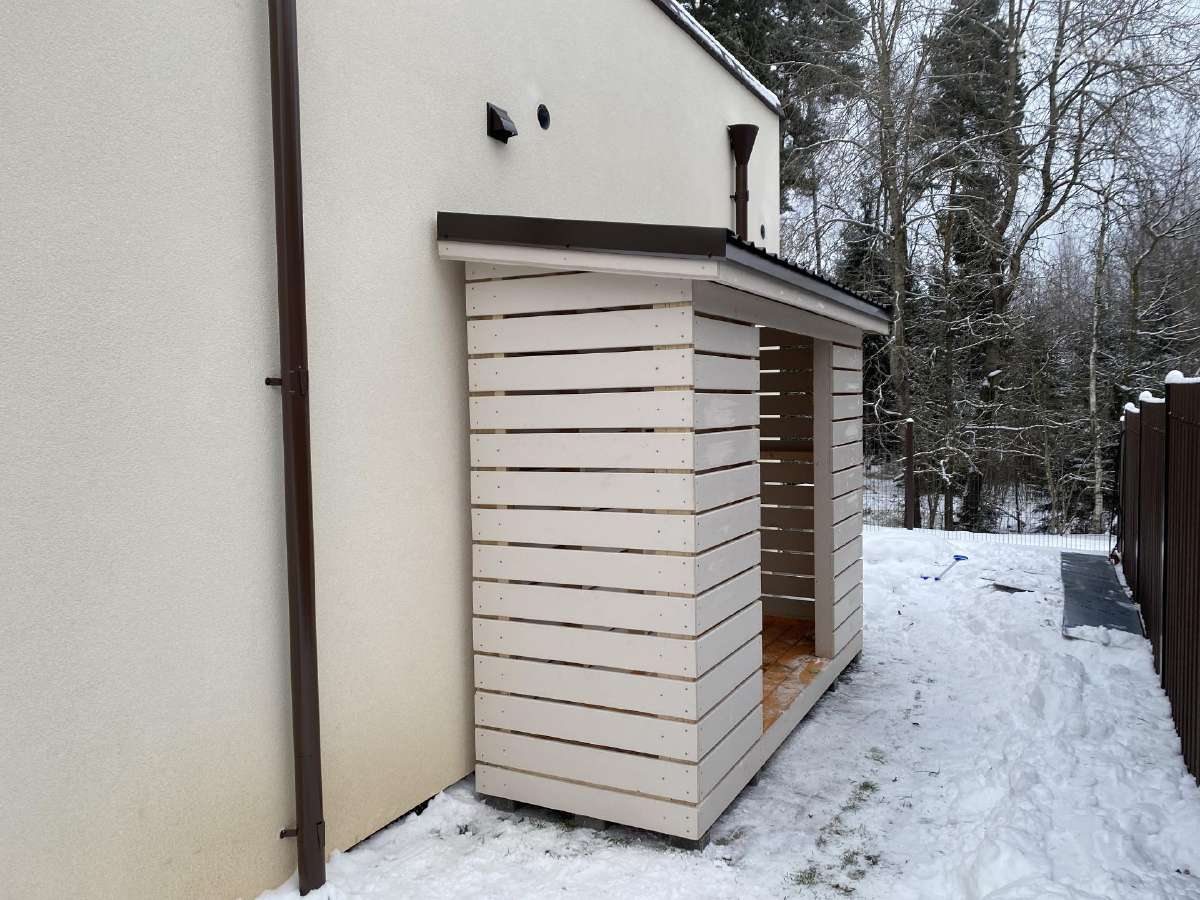 Karkasinis-medinis, sandėliukas, garažas, malkinė - nuotraukos Nr. 38