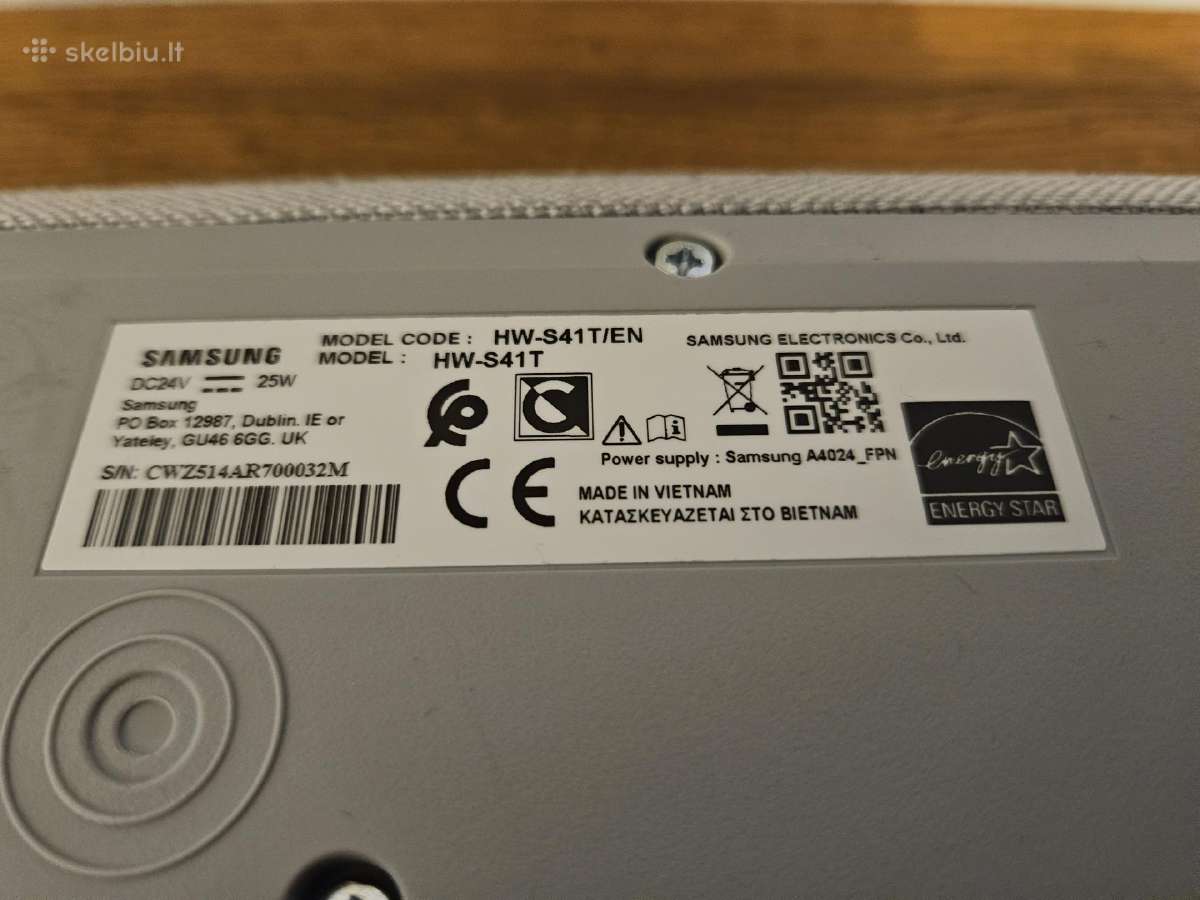 Namų kino sistema soundbar Samsung - nuotraukos Nr. 6