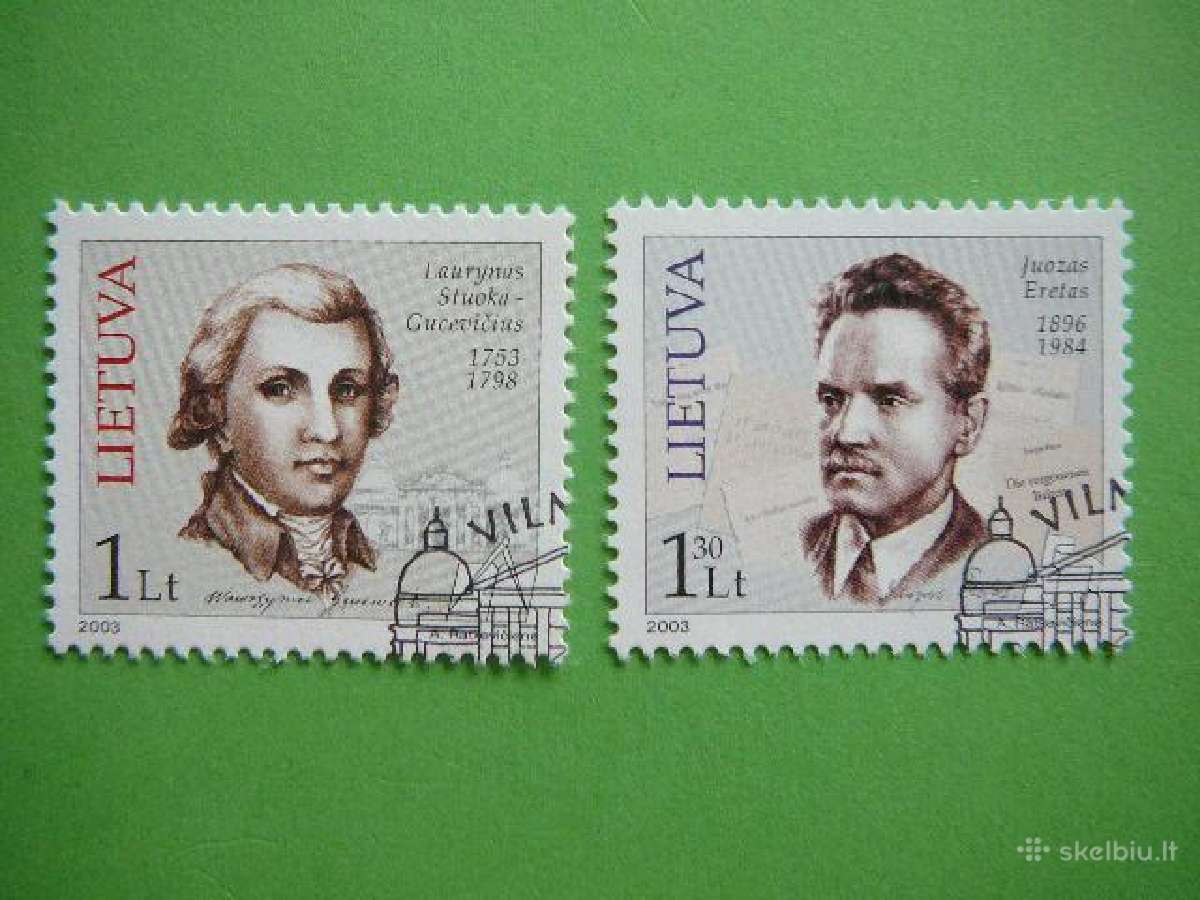 Lietuva 2003 Izymus zmones antsp. lit807/8a