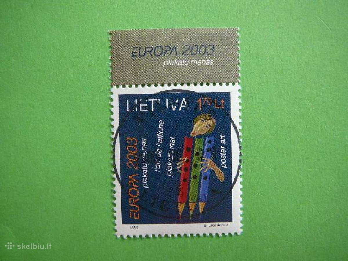 Lietuva 2003 Europa antsp. lit816a