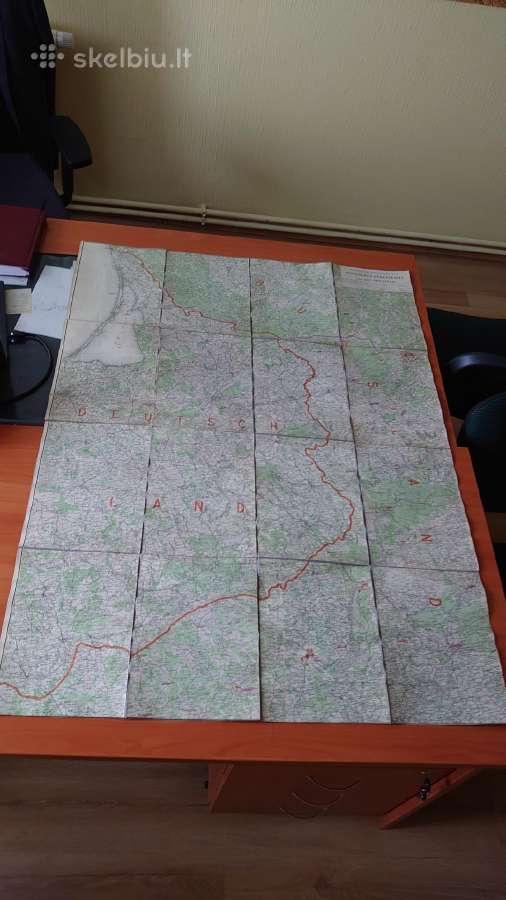 I Pasaulinio karo žemėlapis Rytprūsiai, Rusija