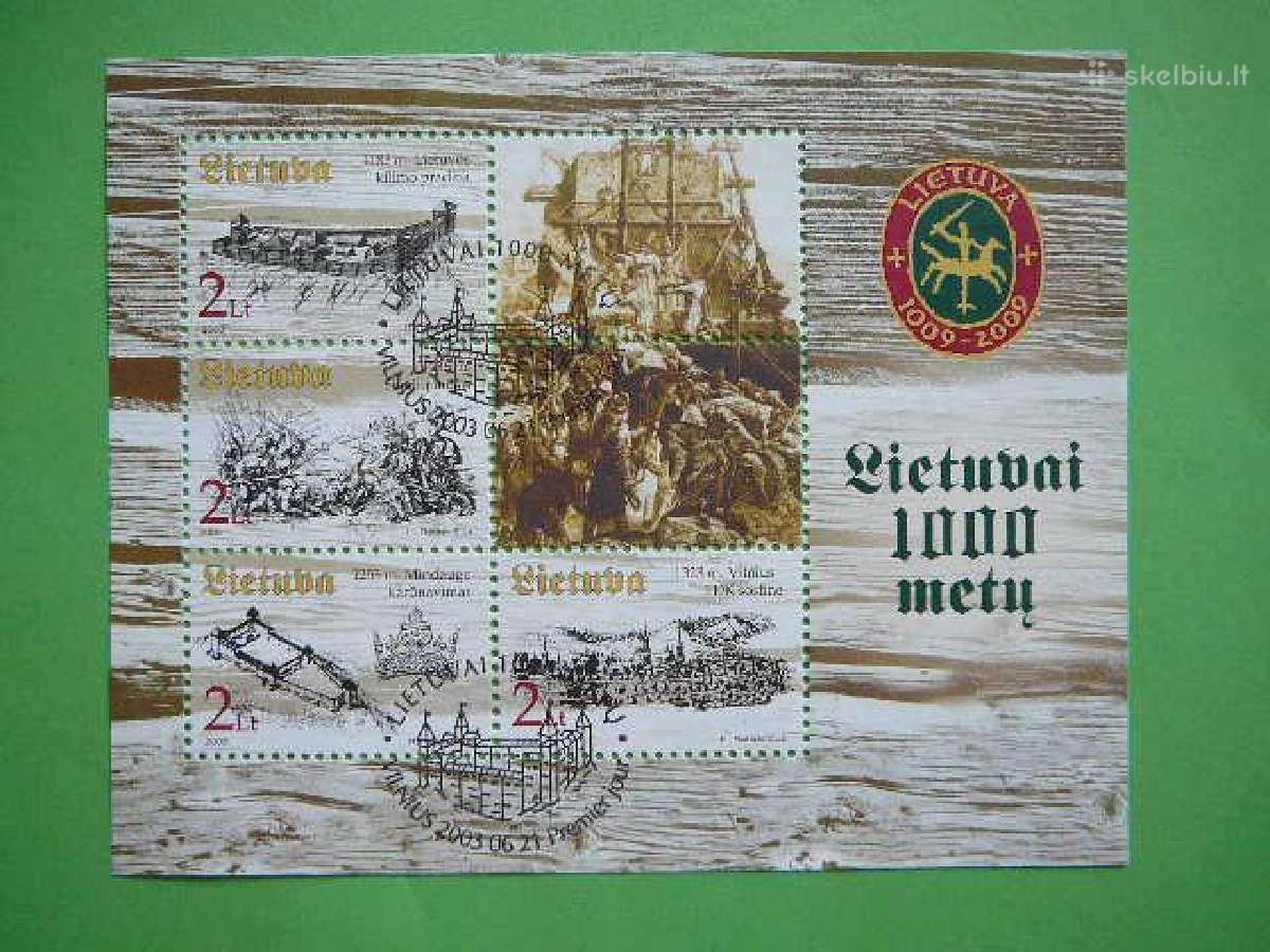 Lietuva 2003 Tukstantmetis antsp. lit821a