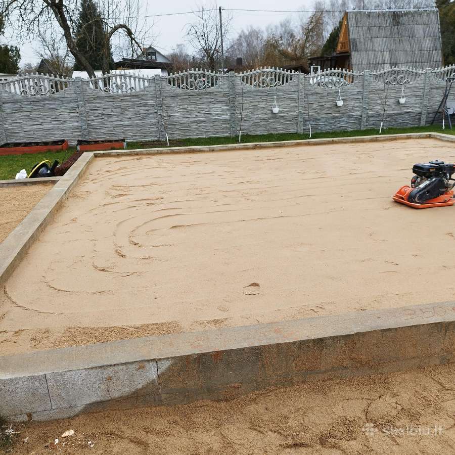 Grindų betonavimas bei paruošimo darbai - nuotraukos Nr. 13