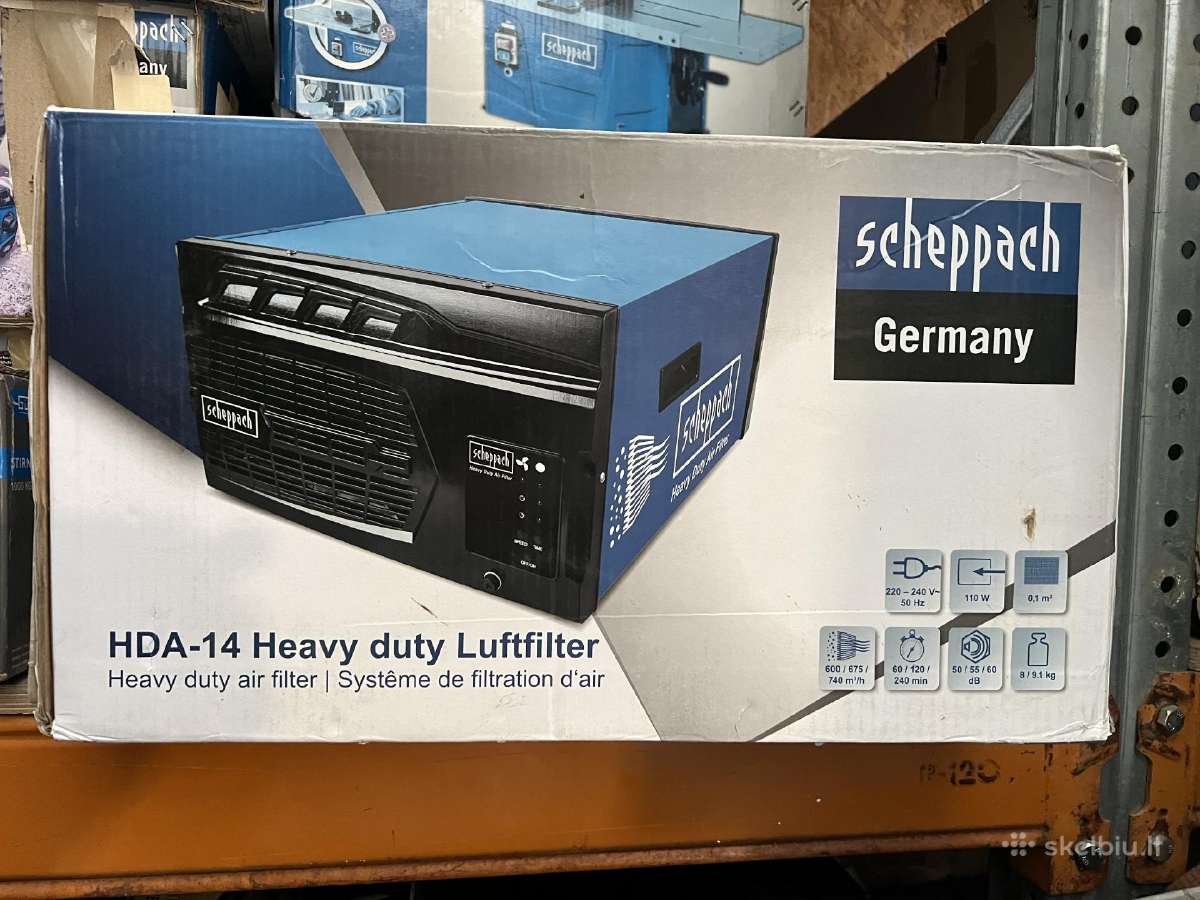 Scheppach Hda-14, dulkių surinkimo įrenginys - nuotraukos Nr. 3