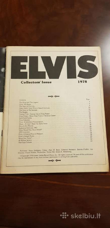 1978 m. kolekcinis žurnalo Elvis Presley leidimas! - nuotraukos Nr. 2