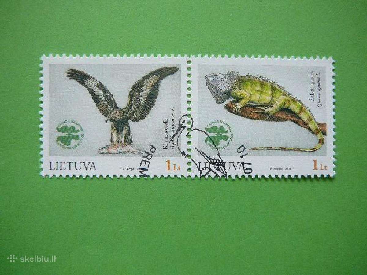 Lietuva 2004 Zoo muziejus antsp. lit853/4a