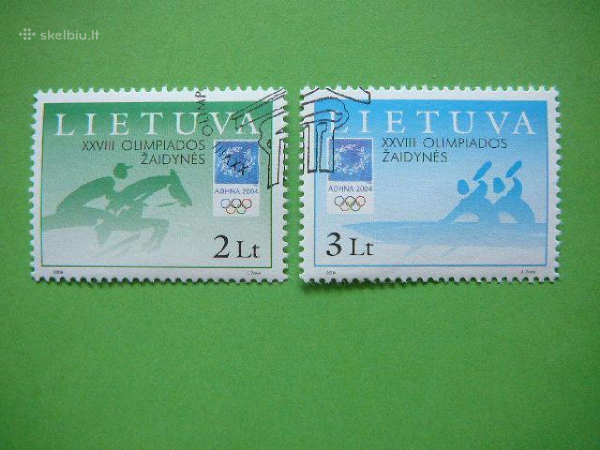 Lietuva 2004 Olimpines antsp. lit855/6a