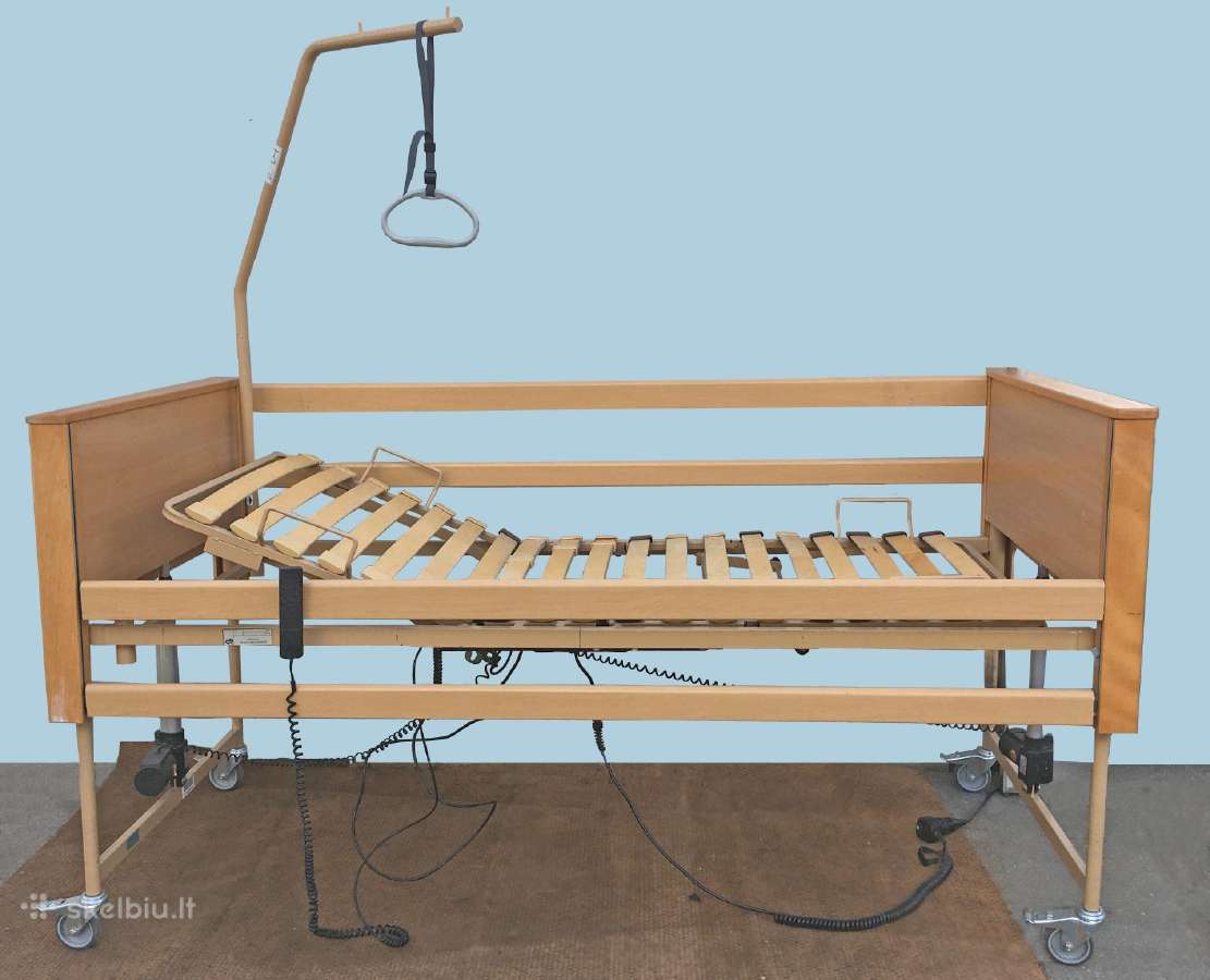 Funkcinė elektrinė slaugos lova iš Vokietijos - nuotraukos Nr. 3