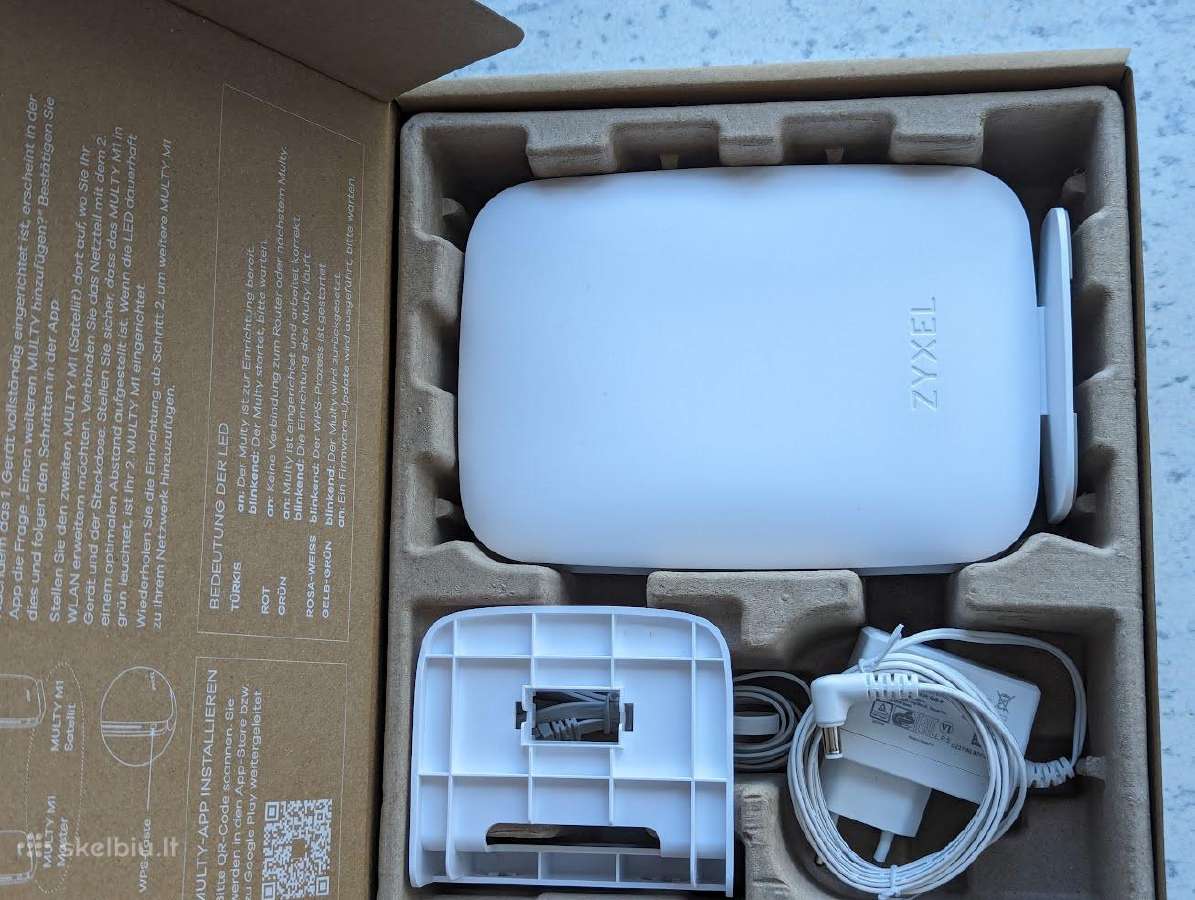 Maršrutizatorius Zyxel Multy M1 WiFi-6 Ax1800 - nuotraukos Nr. 2