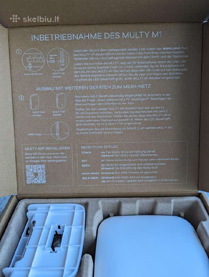 Maršrutizatorius Zyxel Multy M1 WiFi-6 Ax1800 - nuotraukos Nr. 7