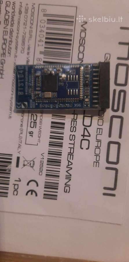 Mosconi Gladen bluetooth adapteris - nuotraukos Nr. 2