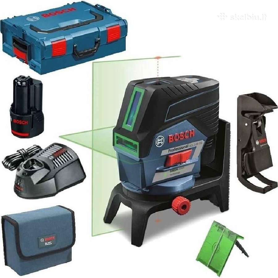 Bosch lazeris Gcl 2-50 Cg + Rm2