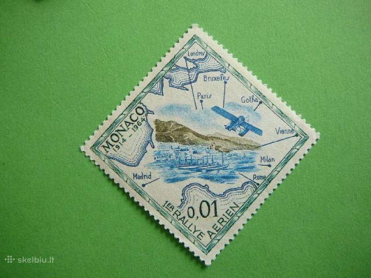 Lektuvai Monakas 1964 Mnh mn756