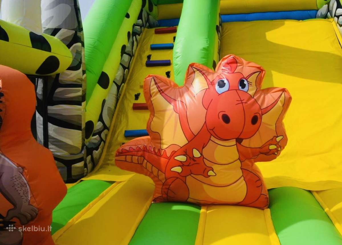 Akcija ! 2050€ pripučiamas batutas Dinozaurai - nuotraukos Nr. 7
