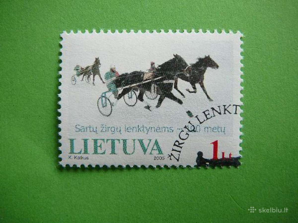 Lietuva 2005 Sartai Arkliai antsp. lit868a