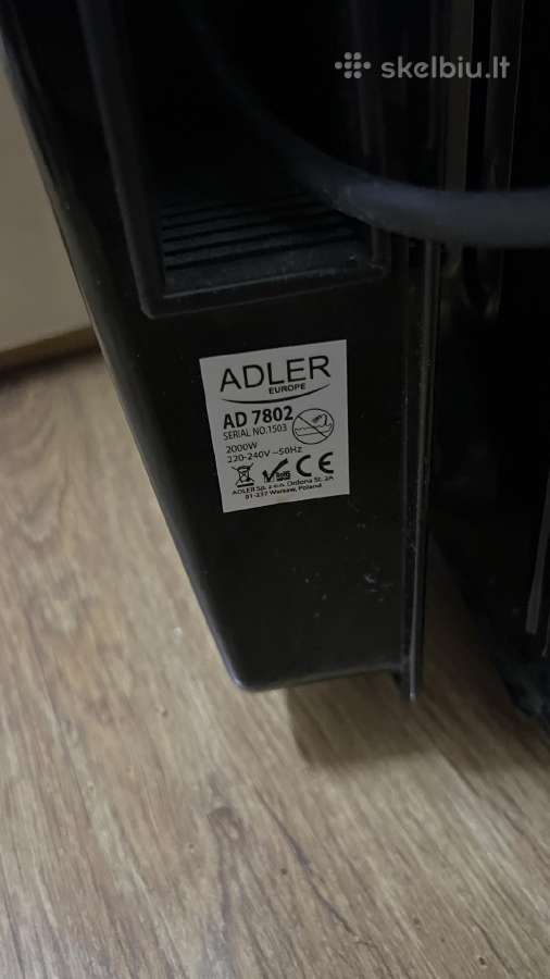 Adler Ad7802 tepalinis šildytuvas - nuotraukos Nr. 2