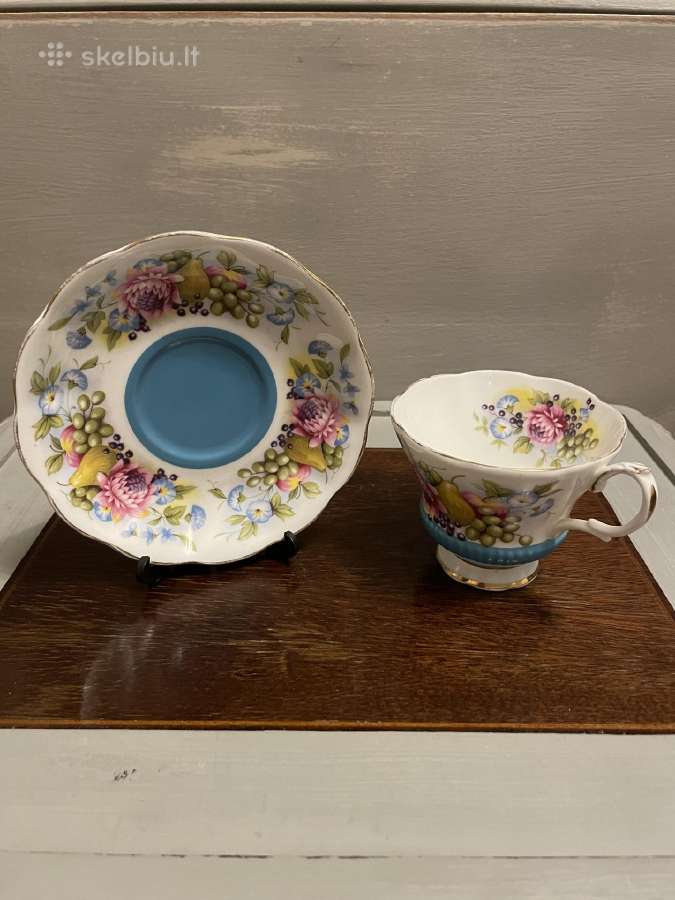 Puodelis su lėkštute Royal Albert - nuotraukos Nr. 3