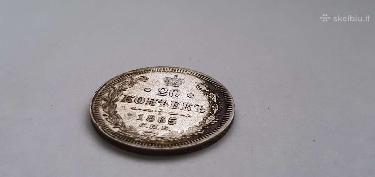 1865 20 kapeiku Unc - nuotraukos Nr. 2