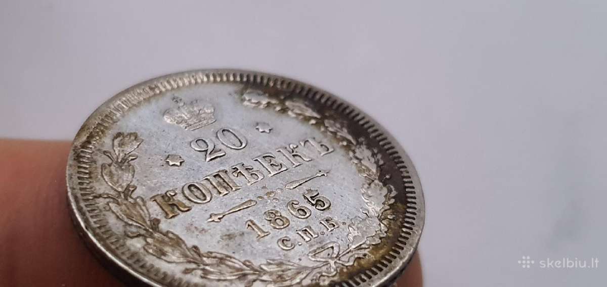 1865 20 kapeiku Unc - nuotraukos Nr. 6