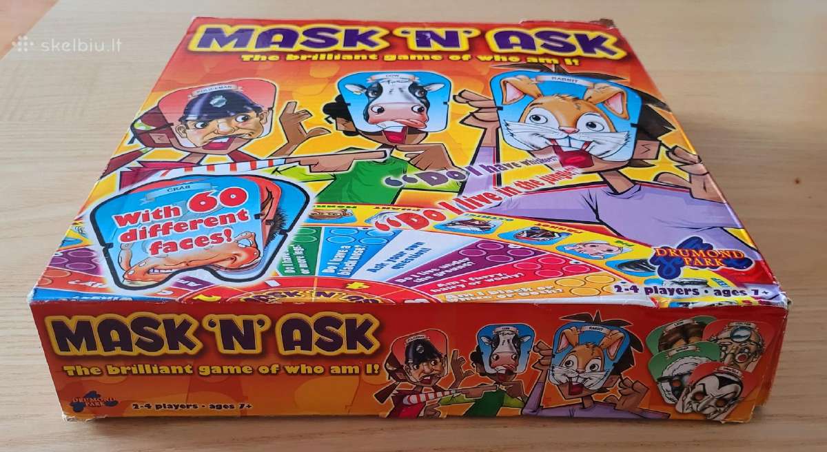 Stalo žaidimas "Kas aš esu?"