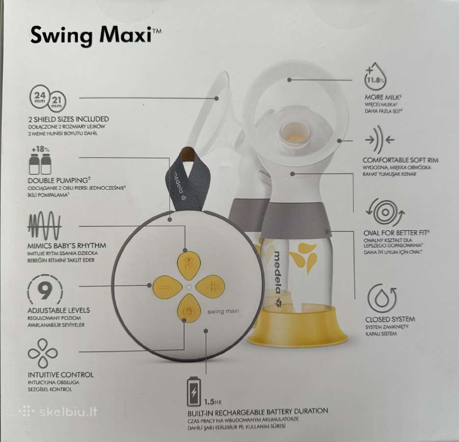 Medela Swing Maxi - nuotraukos Nr. 3