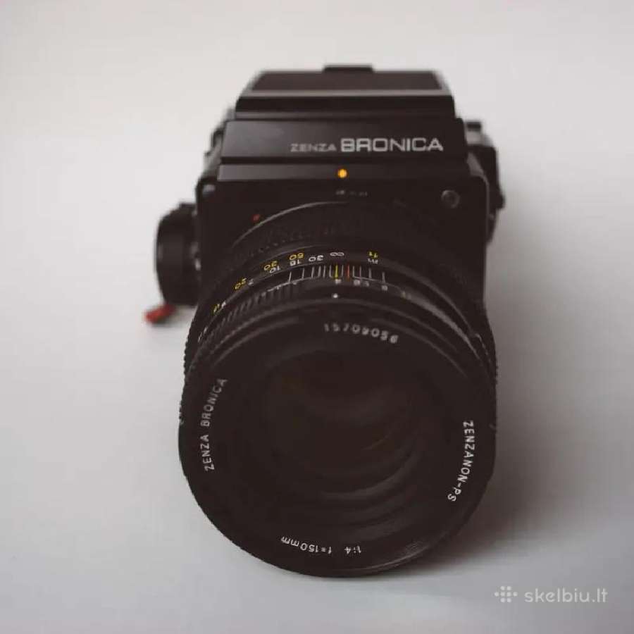 Bronica Sq-ai su objektyvais, vidutinis formatas