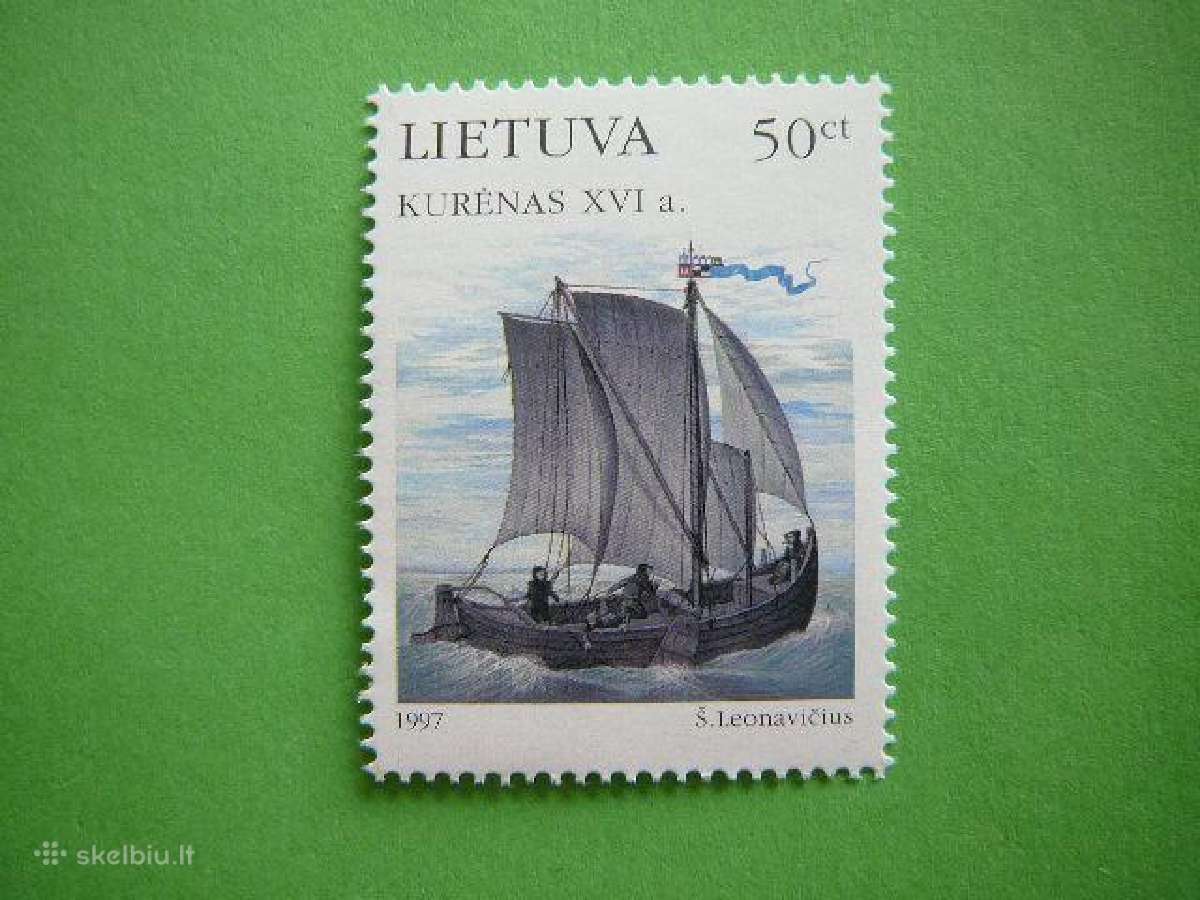 Lietuva 1997 Burlaiviai Laivai svarus lit639s