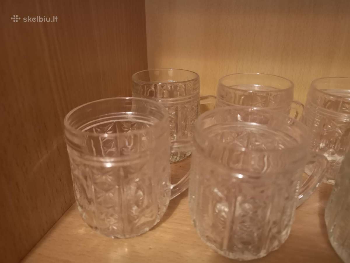 Tarybinių laikų stikliukai/bokaliukai